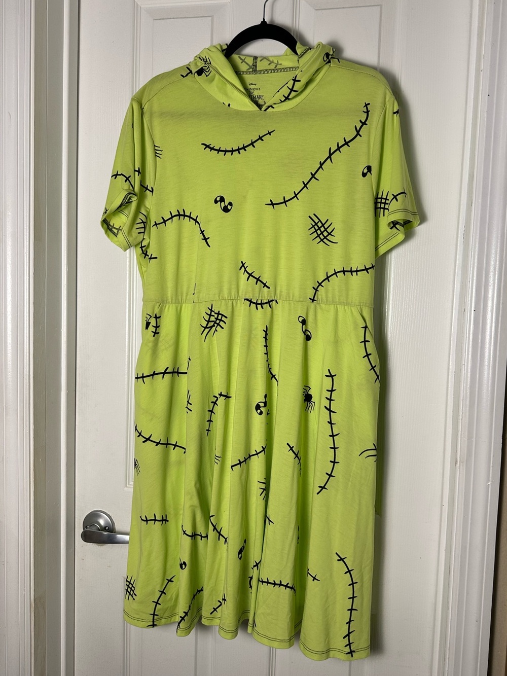 Nightmare Before Christmas Oogie Boogie Short-Sleeve Hoodie Dress Plus Size 1